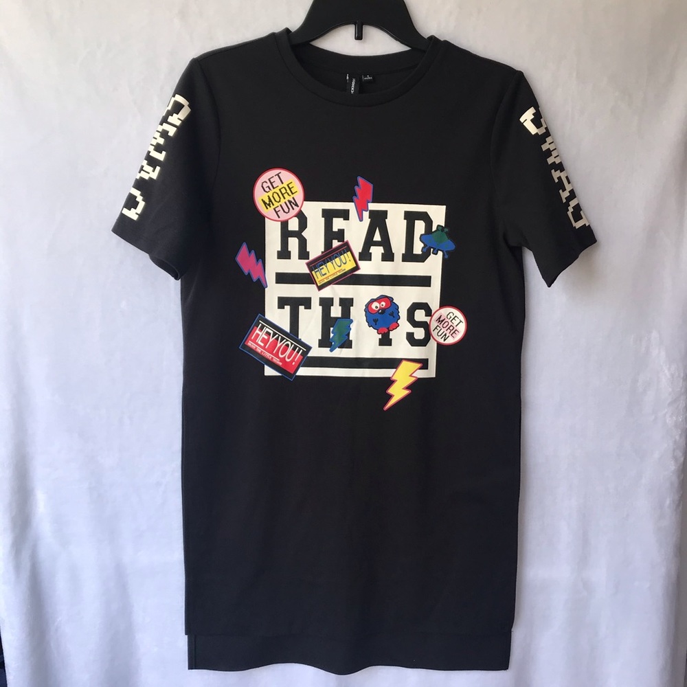 ClockHouse C&A long tunic tee with side slits